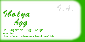 ibolya agg business card